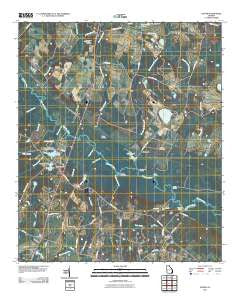 Dover Georgia Historical topographic map, 1:24000 scale, 7.5 X 7.5 Minute, Year 2011