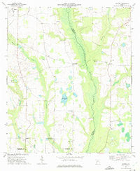 Doverel Georgia Historical topographic map, 1:24000 scale, 7.5 X 7.5 Minute, Year 1973