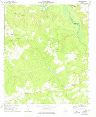 Downs Georgia Historical topographic map, 1:24000 scale, 7.5 X 7.5 Minute, Year 1972