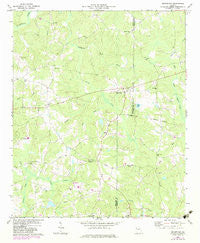 Draketown Georgia Historical topographic map, 1:24000 scale, 7.5 X 7.5 Minute, Year 1973