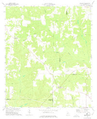Draneville Georgia Historical topographic map, 1:24000 scale, 7.5 X 7.5 Minute, Year 1973