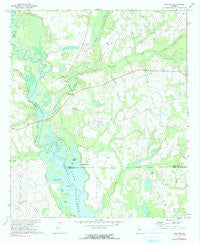 Drayton Georgia Historical topographic map, 1:24000 scale, 7.5 X 7.5 Minute, Year 1972