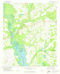 Drayton Georgia Historical topographic map, 1:24000 scale, 7.5 X 7.5 Minute, Year 1972