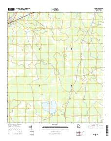 Du Pont Georgia Current topographic map, 1:24000 scale, 7.5 X 7.5 Minute, Year 2014