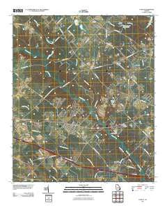 Dudley Georgia Historical topographic map, 1:24000 scale, 7.5 X 7.5 Minute, Year 2011