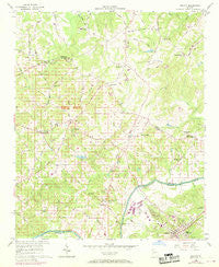 Duluth Georgia Historical topographic map, 1:24000 scale, 7.5 X 7.5 Minute, Year 1956