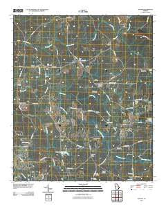 Durand Georgia Historical topographic map, 1:24000 scale, 7.5 X 7.5 Minute, Year 2011