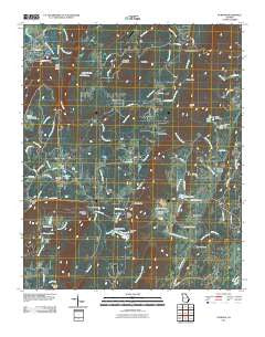 Durham Georgia Historical topographic map, 1:24000 scale, 7.5 X 7.5 Minute, Year 2011