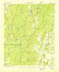 Durham Georgia Historical topographic map, 1:24000 scale, 7.5 X 7.5 Minute, Year 1935