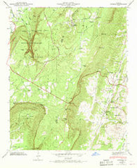 Durham Georgia Historical topographic map, 1:24000 scale, 7.5 X 7.5 Minute, Year 1946