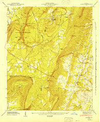 Durham Georgia Historical topographic map, 1:24000 scale, 7.5 X 7.5 Minute, Year 1947