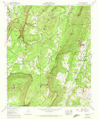 Durham Georgia Historical topographic map, 1:24000 scale, 7.5 X 7.5 Minute, Year 1946