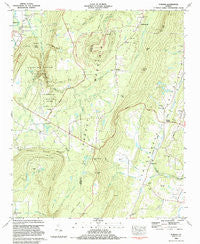 Durham Georgia Historical topographic map, 1:24000 scale, 7.5 X 7.5 Minute, Year 1983
