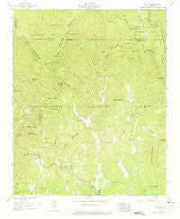 Dyer Gap Georgia Historical topographic map, 1:24000 scale, 7.5 X 7.5 Minute, Year 1959