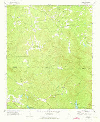Dyke Georgia Historical topographic map, 1:24000 scale, 7.5 X 7.5 Minute, Year 1971