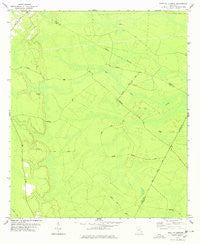 East Of Ludowici Georgia Historical topographic map, 1:24000 scale, 7.5 X 7.5 Minute, Year 1978