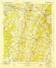East Ridge Tennessee Historical topographic map, 1:24000 scale, 7.5 X 7.5 Minute, Year 1946