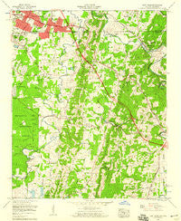 East Ridge Tennessee Historical topographic map, 1:24000 scale, 7.5 X 7.5 Minute, Year 1958