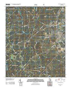 Eatonton Georgia Historical topographic map, 1:24000 scale, 7.5 X 7.5 Minute, Year 2011