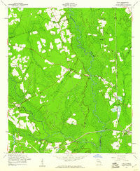 Eden Georgia Historical topographic map, 1:24000 scale, 7.5 X 7.5 Minute, Year 1958