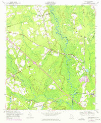 Eden Georgia Historical topographic map, 1:24000 scale, 7.5 X 7.5 Minute, Year 1958