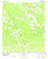 Egypt Georgia Historical topographic map, 1:24000 scale, 7.5 X 7.5 Minute, Year 1978