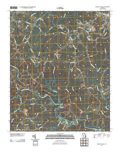 Elberton West Georgia Historical topographic map, 1:24000 scale, 7.5 X 7.5 Minute, Year 2011