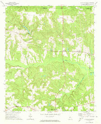 Ellaville North Georgia Historical topographic map, 1:24000 scale, 7.5 X 7.5 Minute, Year 1971