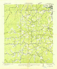 Epworth Georgia Historical topographic map, 1:24000 scale, 7.5 X 7.5 Minute, Year 1935