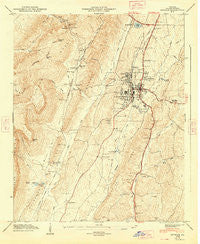 Estelle Georgia Historical topographic map, 1:24000 scale, 7.5 X 7.5 Minute, Year 1947