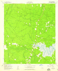 Eulonia Georgia Historical topographic map, 1:24000 scale, 7.5 X 7.5 Minute, Year 1955