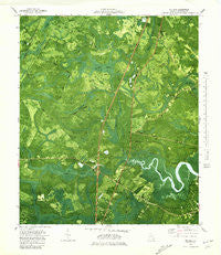 Eulonia Georgia Historical topographic map, 1:24000 scale, 7.5 X 7.5 Minute, Year 1980