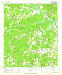 Evans Georgia Historical topographic map, 1:24000 scale, 7.5 X 7.5 Minute, Year 1964