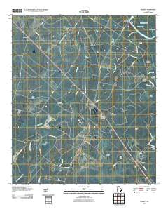 Everett Georgia Historical topographic map, 1:24000 scale, 7.5 X 7.5 Minute, Year 2011