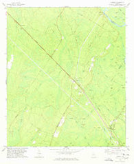 Everett Georgia Historical topographic map, 1:24000 scale, 7.5 X 7.5 Minute, Year 1978