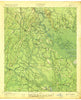 Everett Georgia Historical topographic map, 1:62500 scale, 15 X 15 Minute, Year 1918