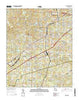 Fairburn Georgia Current topographic map, 1:24000 scale, 7.5 X 7.5 Minute, Year 2014