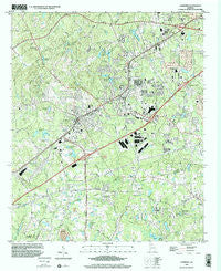 Fairburn Georgia Historical topographic map, 1:24000 scale, 7.5 X 7.5 Minute, Year 1999