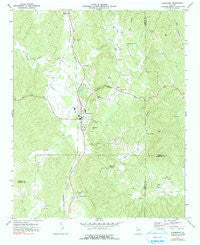 Fairmount Georgia Historical topographic map, 1:24000 scale, 7.5 X 7.5 Minute, Year 1972