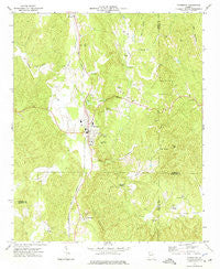 Fairmount Georgia Historical topographic map, 1:24000 scale, 7.5 X 7.5 Minute, Year 1972