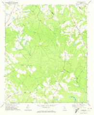 Farrar Georgia Historical topographic map, 1:24000 scale, 7.5 X 7.5 Minute, Year 1972