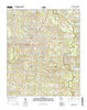 Fayetteville Georgia Current topographic map, 1:24000 scale, 7.5 X 7.5 Minute, Year 2014