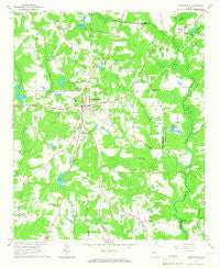 Fayetteville Georgia Historical topographic map, 1:24000 scale, 7.5 X 7.5 Minute, Year 1965