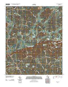Felton Georgia Historical topographic map, 1:24000 scale, 7.5 X 7.5 Minute, Year 2011