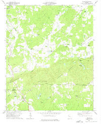 Felton Georgia Historical topographic map, 1:24000 scale, 7.5 X 7.5 Minute, Year 1973