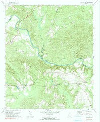 Fickling Mill Georgia Historical topographic map, 1:24000 scale, 7.5 X 7.5 Minute, Year 1971