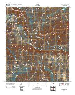 Fickling Mill Georgia Historical topographic map, 1:24000 scale, 7.5 X 7.5 Minute, Year 2011