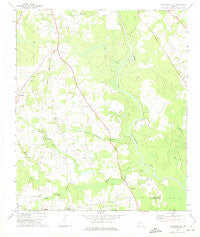 Finleyson East Georgia Historical topographic map, 1:24000 scale, 7.5 X 7.5 Minute, Year 1972