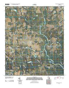 Finleyson East Georgia Historical topographic map, 1:24000 scale, 7.5 X 7.5 Minute, Year 2011