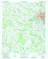 Fitzgerald West Georgia Historical topographic map, 1:24000 scale, 7.5 X 7.5 Minute, Year 1973